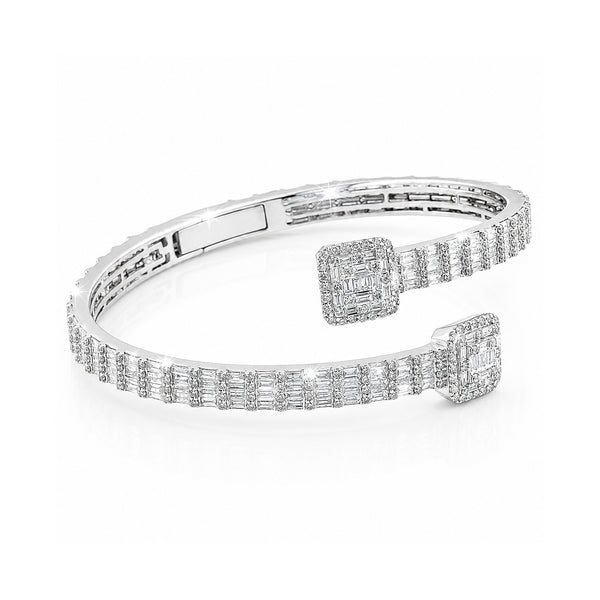 IGI Certified Lab Grown Diamond Pavé Tennis Bracelet — 14K/18K Solid Gold, 12.73 Carat