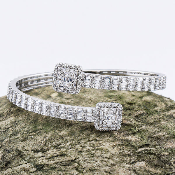 IGI Certified Lab Grown Diamond Pavé Tennis Bracelet — 14K/18K Solid Gold, 12.73 Carat