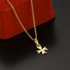 IGI Certified Lab Grown Diamond Fancy-Cut Solitaire Pendant Necklace — 18K Solid Gold, Adjustable Chain