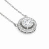 IGI Certified Lab Grown Diamond Round-Cut Cluster Pendant Necklace — 14K/18K Solid Gold, Adjustable Chain