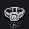 IGI Certified Lab Grown Diamond 0.96ct Round Pavé Diamond Band Ring — 14K/18K Solid Gold