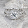 IGI Certified Lab Grown Diamond 0.96ct Round Pavé Diamond Band Ring — 14K/18K Solid Gold