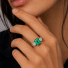 IGI Certified Lab Grown Diamond 0.7ct Emerald Three-Stone (Trilogy) Ring — 14K/18K Solid Gold