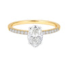 IGI Certified Lab Grown Diamond Oval-Cut Ring — Solid 14K and 18K Gold