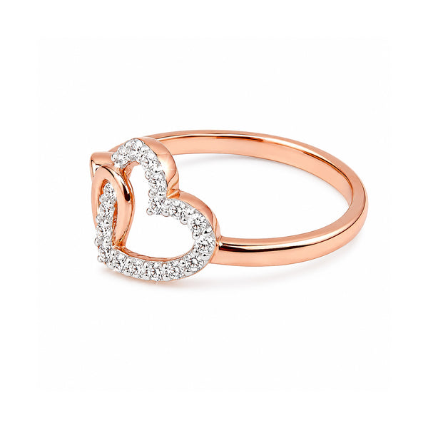 IGI Certified Lab Grown Diamond 0.25ct Round Pavé Halo Ring — 18K Solid Gold