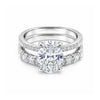 IGI Certified Lab Grown Diamond Oval-Cut Pave Cluster Ring — 18K Solid Gold
