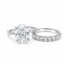 IGI Certified Lab Grown Diamond Oval-Cut Pave Cluster Ring — 18K Solid Gold