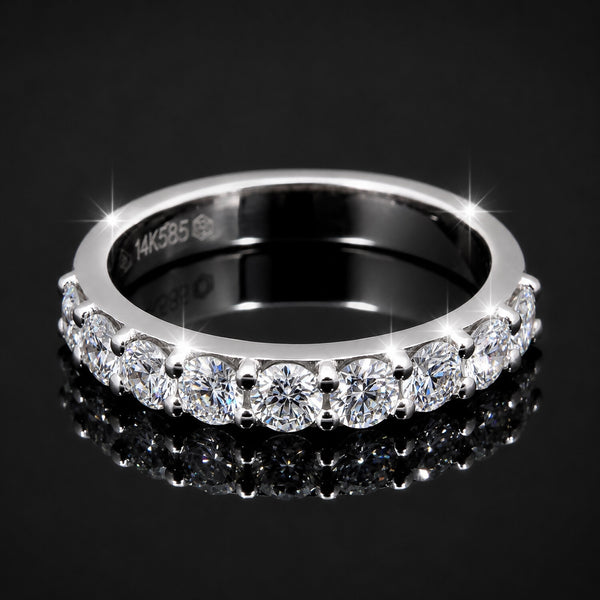 IGI Certified Lab Grown Diamond Round Cluster Ring, 0.18ct tw — 14K/18K Solid Gold
