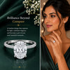 IGI Certified Lab Grown Diamond Oval Halo Ring, 0.28ct tw — 14K/18K Solid Gold