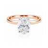 IGI Certified Lab Grown Diamond Oval-Cut Solitaire Ring — 14K/18K Solid Gold