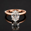 IGI Certified Lab Grown Diamond Oval-Cut Solitaire Ring — 14K/18K Solid Gold