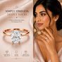 IGI Certified Lab Grown Diamond Oval-Cut Solitaire Ring, 1.75 Ct, VVS/E — 14K/18K Solid Gold