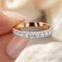 IGI Certified Lab Grown Diamond Round-Cut Pave Cluster Ring, 0.25 Ct tw, VVS/E — 14K/18K Solid Gold