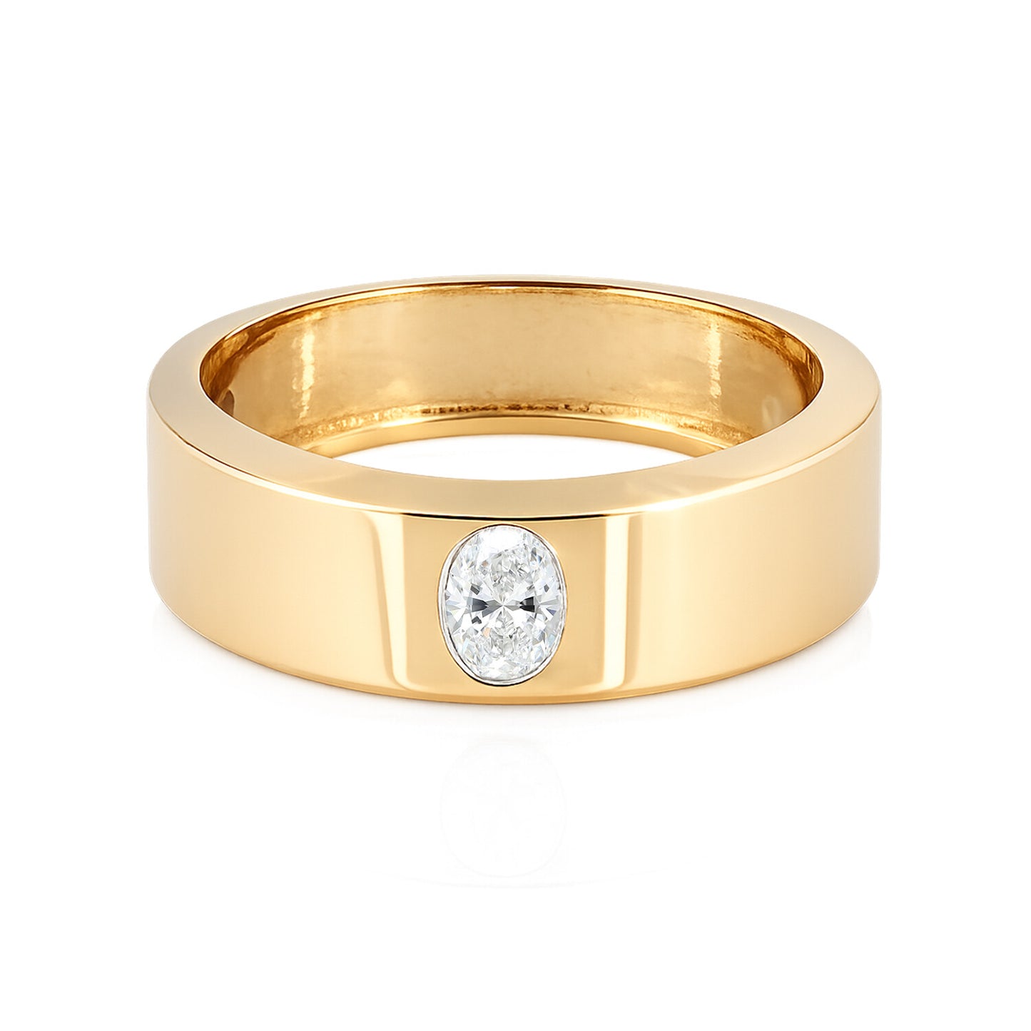 IGI Certified Lab Grown Diamond Round-Cut Solitaire Ring — 18K Solid Gold