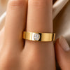 IGI Certified Lab Grown Diamond Round-Cut Solitaire Ring — 18K Solid Gold