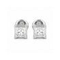 Lab Grown Diamond Accent Round Stud Earrings — Solid 14K / 18K Gold