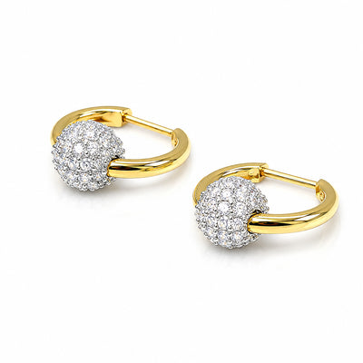 IGI Lab Grown Diamond Solitaire Stud Earrings — 1.3ct T.W., Solid 14K / 18K Gold