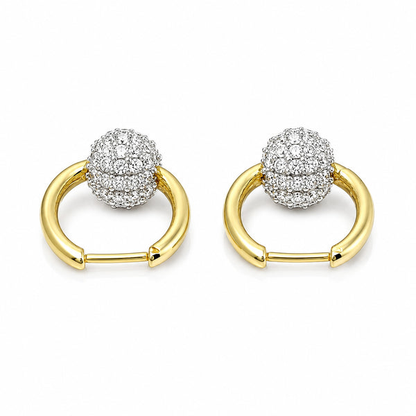 IGI Lab Grown Diamond Solitaire Stud Earrings — 1.3ct T.W., Solid 14K / 18K Gold