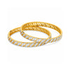 IGI Certified Lab Grown Diamond Pavé Cuff Bangle — 18K Solid Gold, 2.72 Carat
