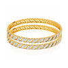 IGI Certified Lab Grown Diamond Pavé Cuff Bangle — 18K Solid Gold, 2.72 Carat