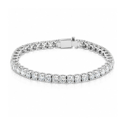 IGI Certified Lab Grown Diamond Link Bracelet — 14K/18K Solid Gold, 5.85 Carat