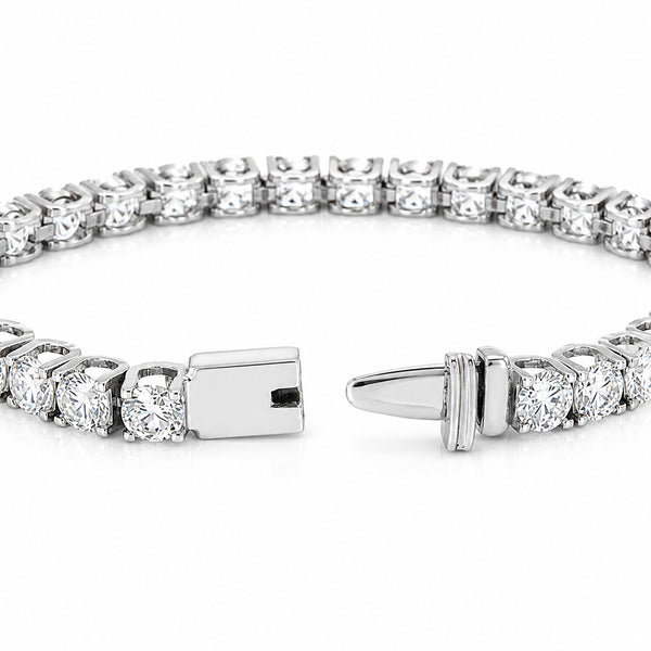 IGI Certified Lab Grown Diamond Link Bracelet — 14K/18K Solid Gold, 5.85 Carat