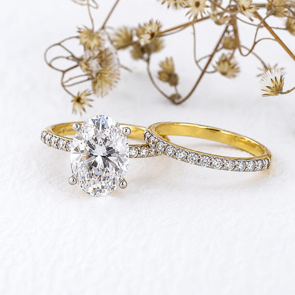 IGI Certified Lab Grown Diamond Round Halo Ring, 0.60ct tw — 14K/18K Solid Gold
