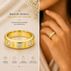 IGI Certified Lab Grown Diamond Three-Stone Ring, 0.18ct tw — 14K/18K Solid Gold