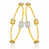 IGI Certified Lab Grown Diamond Dot Gold Bangle — 14K/18K Solid Gold, 1.87 Carat