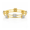 IGI Certified Lab Grown Diamond Dot Gold Bangle — 14K/18K Solid Gold, 1.87 Carat