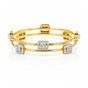 IGI Certified Lab Grown Diamond Dot Gold Bangle — 14K/18K Solid Gold, 1.87 Carat