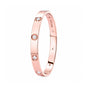 IGI Certified Lab Grown Diamond Ten-Stone Gold Bangle — 18K Solid Gold, 1.49 Carat