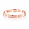 IGI Certified Lab Grown Diamond Ten-Stone Gold Bangle — 18K Solid Gold, 1.49 Carat