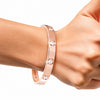 IGI Certified Lab Grown Diamond Ten-Stone Gold Bangle — 18K Solid Gold, 1.49 Carat