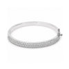 IGI Certified Lab Grown Diamond Half-Set Gold Bangle — 18K Solid Gold, 3.26 Carat