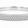 IGI Certified Lab Grown Diamond Half-Set Gold Bangle — 18K Solid Gold, 3.26 Carat