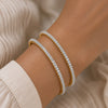IGI Certified Lab Grown Diamond Tennis Bracelet — 14K/18K Solid Gold, 13.86 Carat