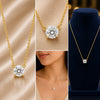 IGI Certified Lab Grown Diamond Round-Cut Solitaire Pendant Necklace — 14K/18K Solid Gold, Adjustable Chain