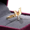 IGI Certified Lab Grown Diamond Round Cluster Ring, 0.25ct tw — 14K/18K Solid Gold