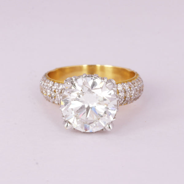 IGI Certified Lab Grown Diamond Round Solitaire Ring, 1.42ct — 14K/18K Solid Gold
