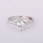 IGI Certified Lab Grown Diamond Round Halo Ring, 0.30ct tw — 14K/18K Solid Gold