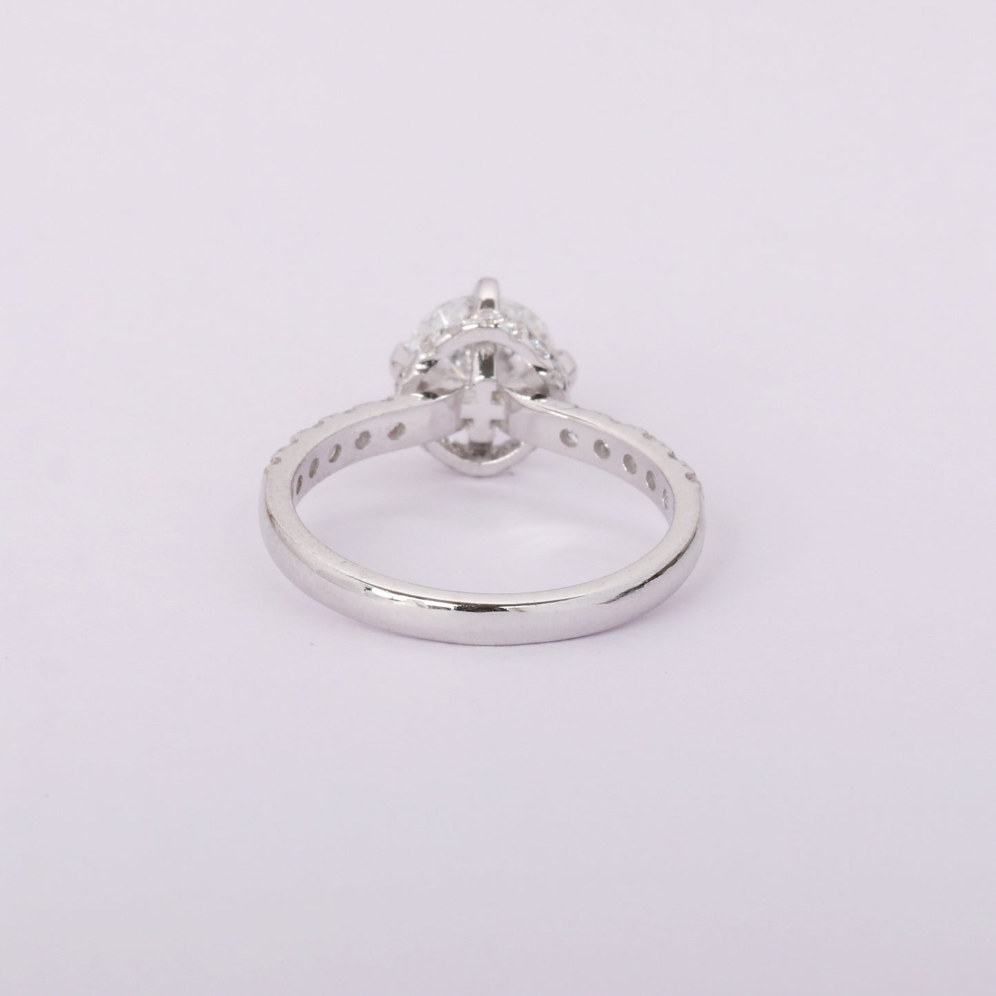 IGI Certified Lab Grown Diamond Round Halo Ring, 0.30ct tw — 14K/18K Solid Gold