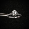 IGI Certified Lab Grown Diamond Round Halo Ring, 0.30ct tw — 14K/18K Solid Gold