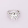 IGI Certified Lab Grown Diamond 1.17ct Round Pavé Halo Cluster Ring — 14K/18K Solid Gold