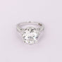 IGI Certified Lab Grown Diamond 1.17ct Round Pavé Halo Cluster Ring — 14K/18K Solid Gold