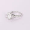IGI Certified Lab Grown Diamond 1.17ct Round Pavé Halo Cluster Ring — 14K/18K Solid Gold