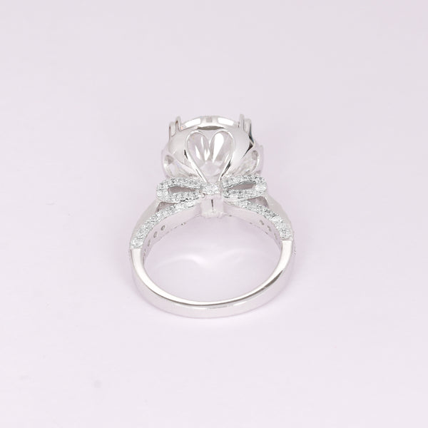 IGI Certified Lab Grown Diamond 1.17ct Round Pavé Halo Cluster Ring — 14K/18K Solid Gold