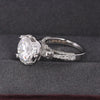 IGI Certified Lab Grown Diamond 1.17ct Round Pavé Halo Cluster Ring — 14K/18K Solid Gold