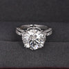 IGI Certified Lab Grown Diamond 1.17ct Round Pavé Halo Cluster Ring — 14K/18K Solid Gold