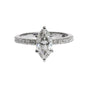 IGI Certified Lab Grown Diamond Emerald-Cut Ring — Solid 18K Gold